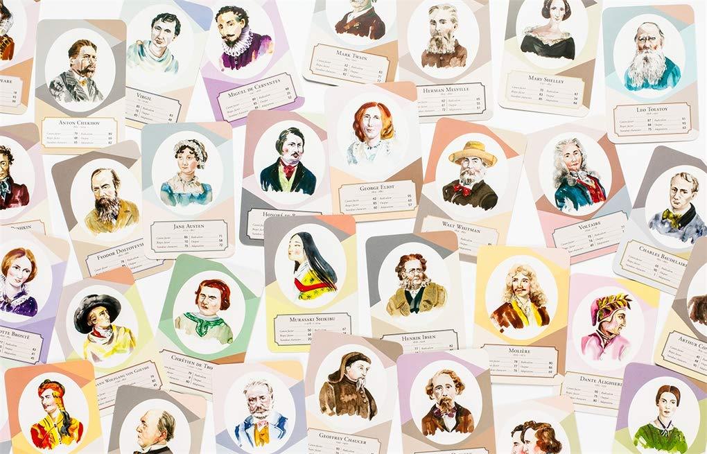 The Writers Game – Classic Authors Card Game (2019 Edition) - Jaiman Toys