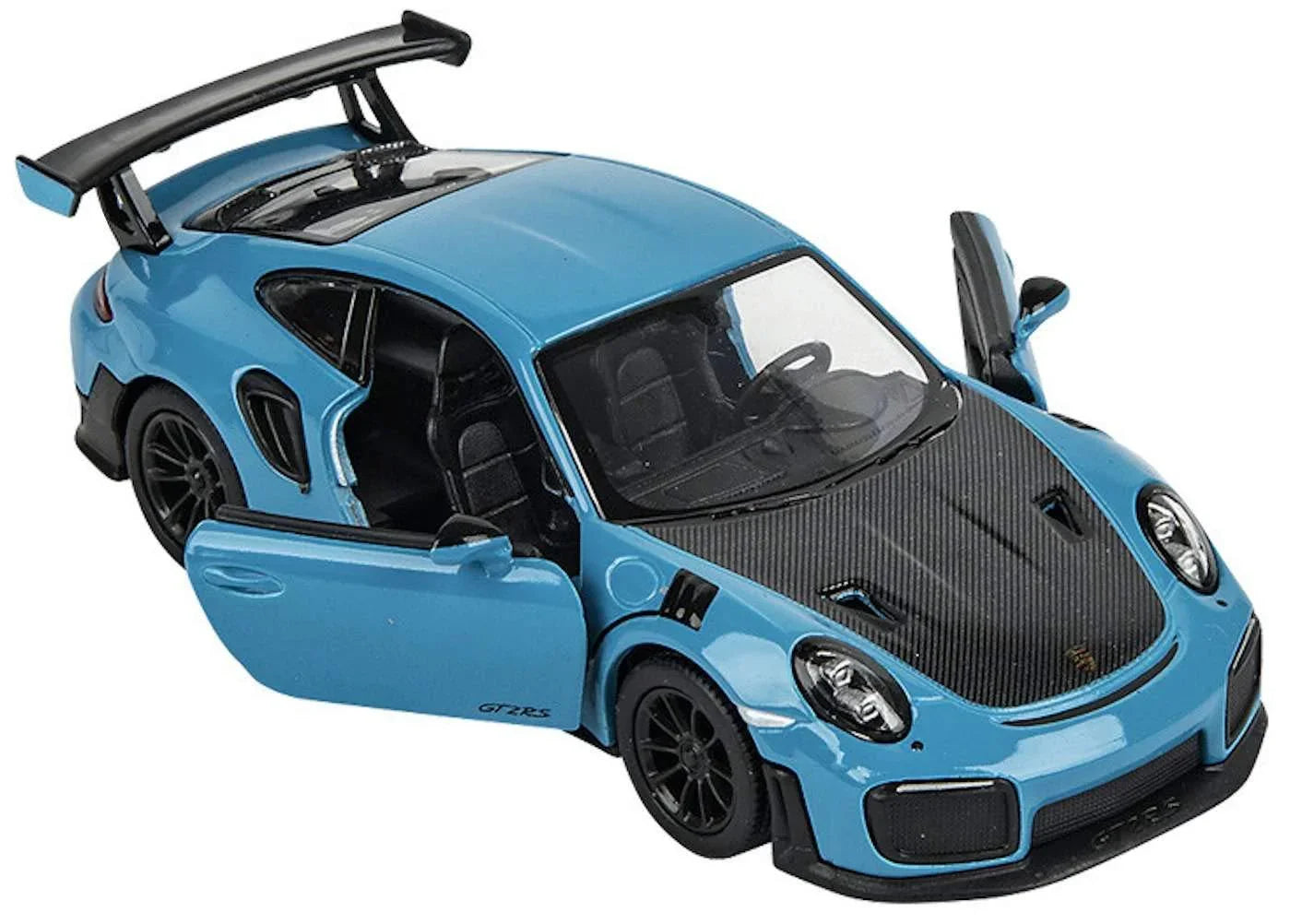 KiNSMART Porsche 911 GT2 RS – 1:36 Scale Die-Cast Model Car – Pullback Toy Car Collectible - Blue - Jaiman Toys
