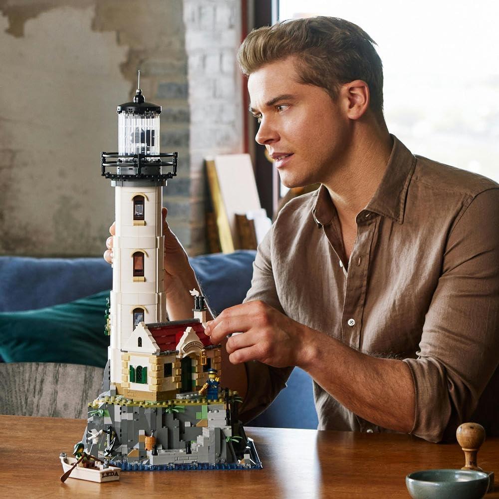 LEGO Ideas Motorised Lighthouse 21335 Building Kit for Adults (2,065 Pieces)