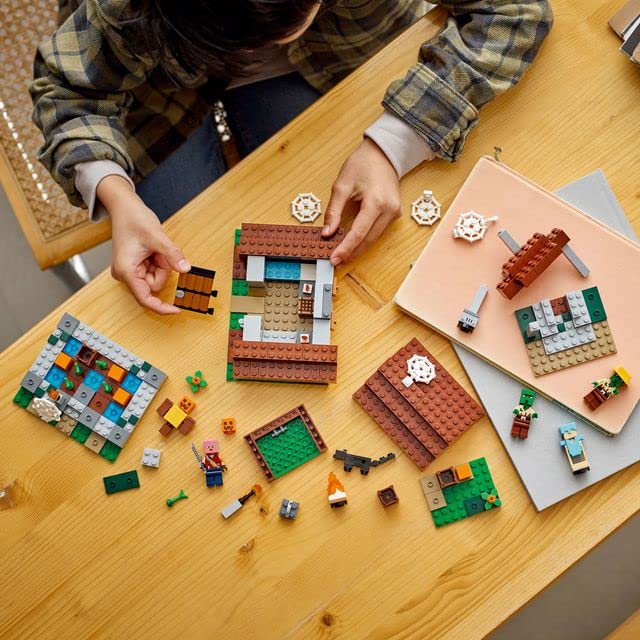 Lego Minecraft The Abandoned Village 21190 Building Toy Set for Kids, Girls, and Boys Ages 8+ (422 Pieces)