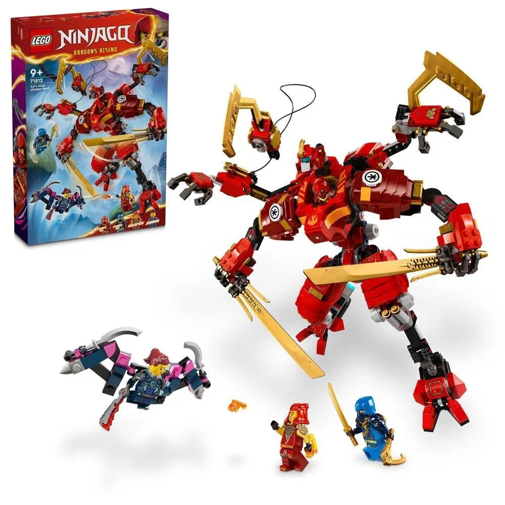 LEGO 71812 NINJAGO Kais Ninja Climber Mech Toy Set - Jaiman Toys