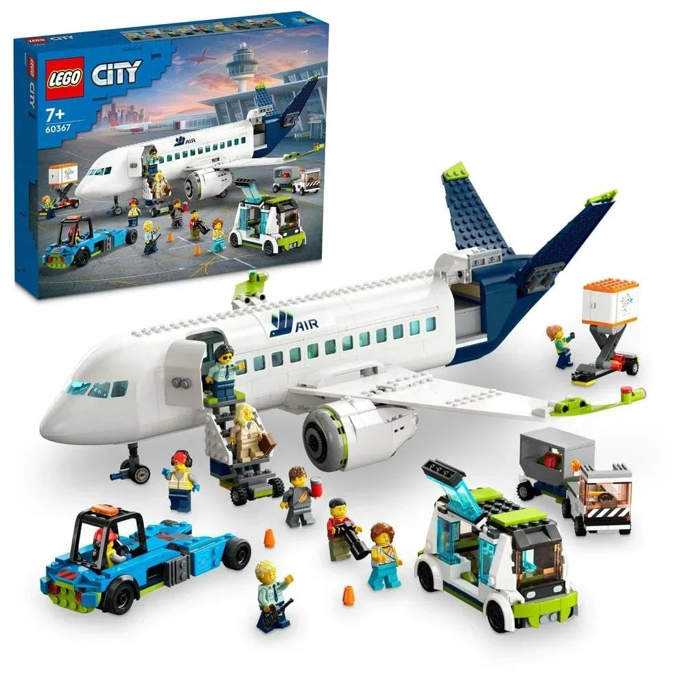 (Box Damage) LEGO City Passenger Airplane 60367 Building (930 Pieces) - Jaiman Toys