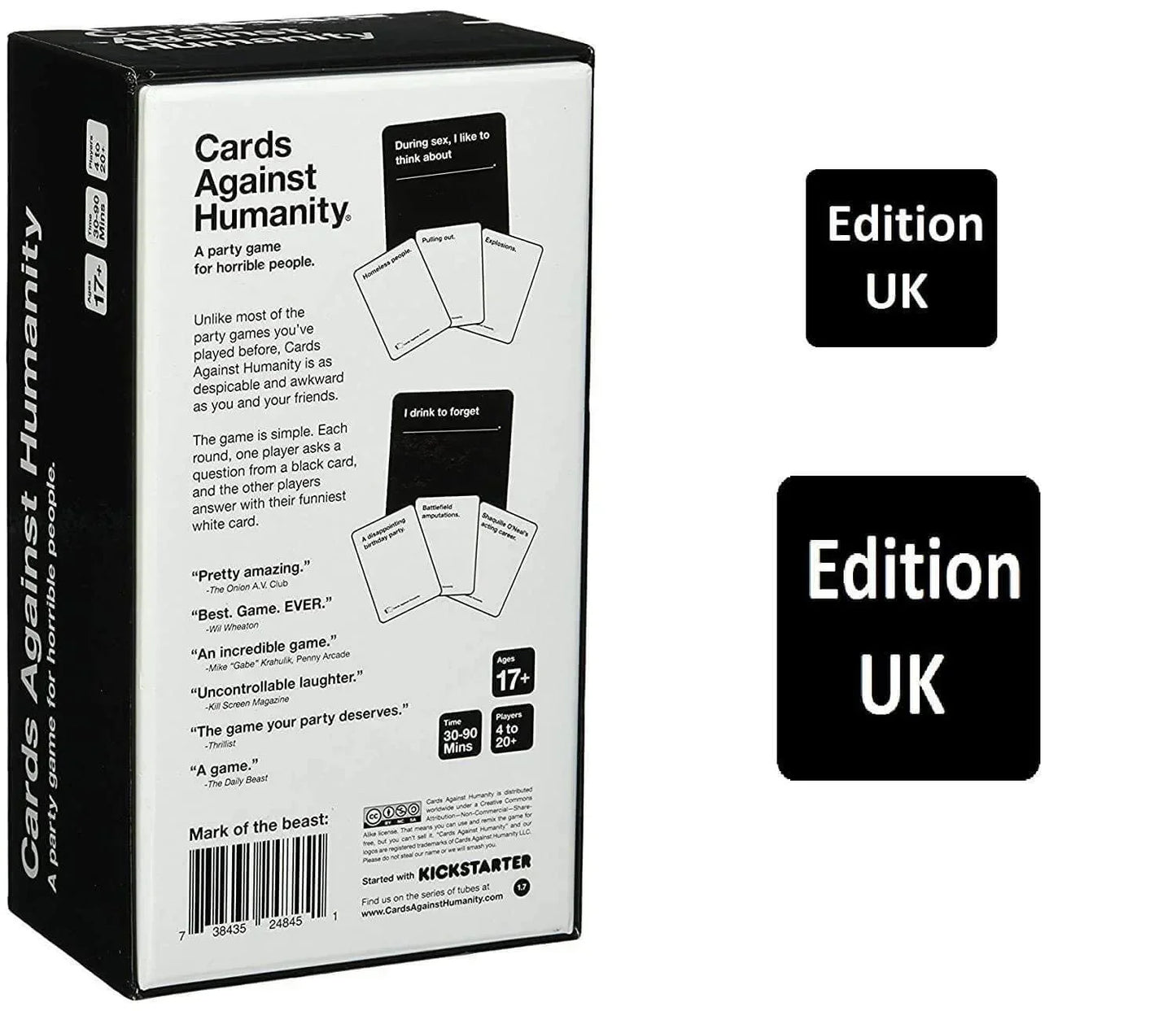 Cards Against Humanity International Edition Card Game - Jaiman Toys