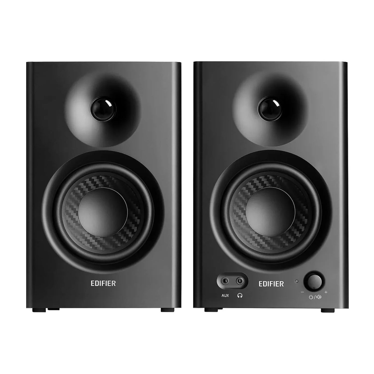 EDIFIER MR4 Powered Studio Monitor Speakers with Supreme Deep Bass, Wooden Enclosure, Dual Mode Sound Effect (Black) - Jaiman Toys