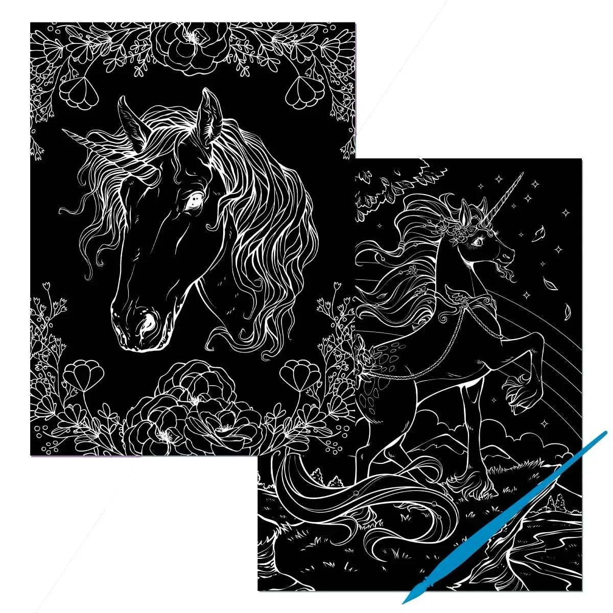 Kaleidoscope Etch Art Creations: Unicorn Magic - Jaiman Toys