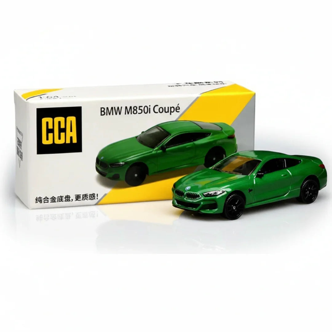 CCA 1:64 BMW M850i Coupé Diecast Model Car – Orange | Alloy Chassis, Suspension, Premium Miniature