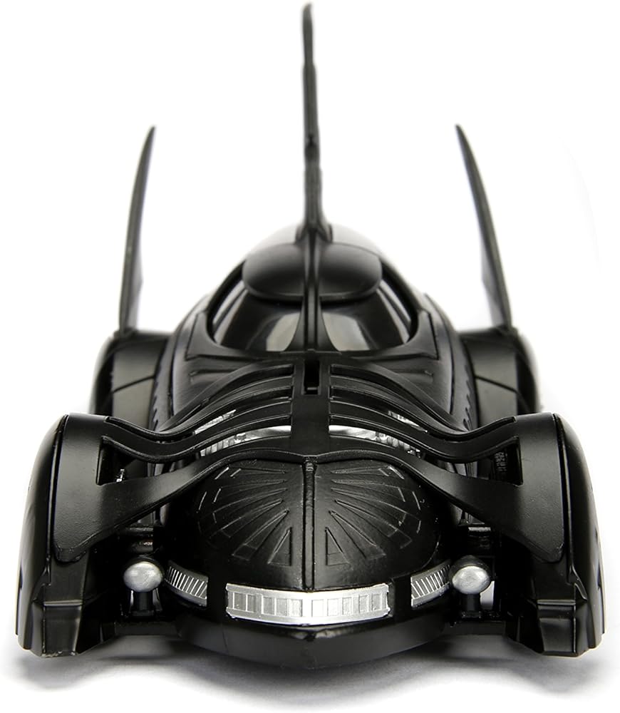 Jada DC Comics Batman Forever Batmobile 1:24 Die-Cast with Batman Figure – Collectible