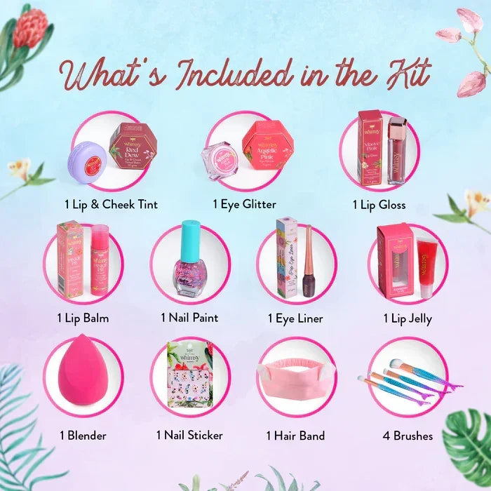 Whimsy Beauty Blossom Beauty Kit - Pack of 14 - Jaiman Toys