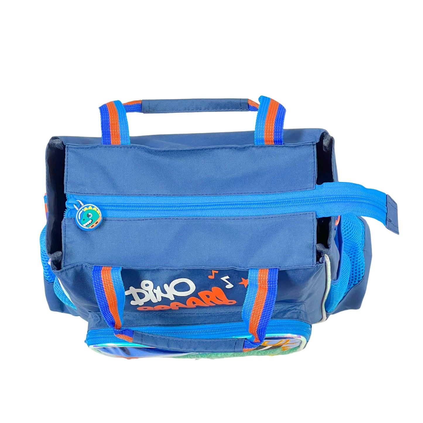 Vest Dino Roaarr Kids Backpack (32 x 26 cm) | Dinosaur-Themed School & Activity Bag with Side Mesh Pockets
