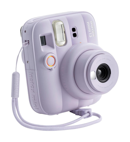 Fujifilm Instax Mini 13 Delight Box – Instant Camera Bundle with Instax Mini Film (10 Sheets), Crystal Carry Case & Photo Bunting – Dreamy Purple