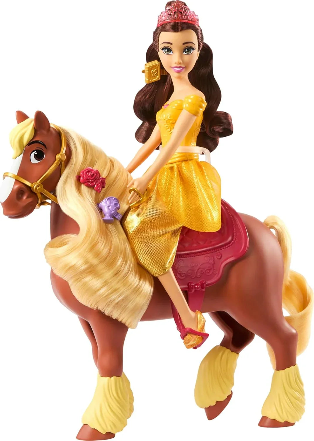 Disney Princess Belle Philippe Horse Set Mattel Fashion Doll