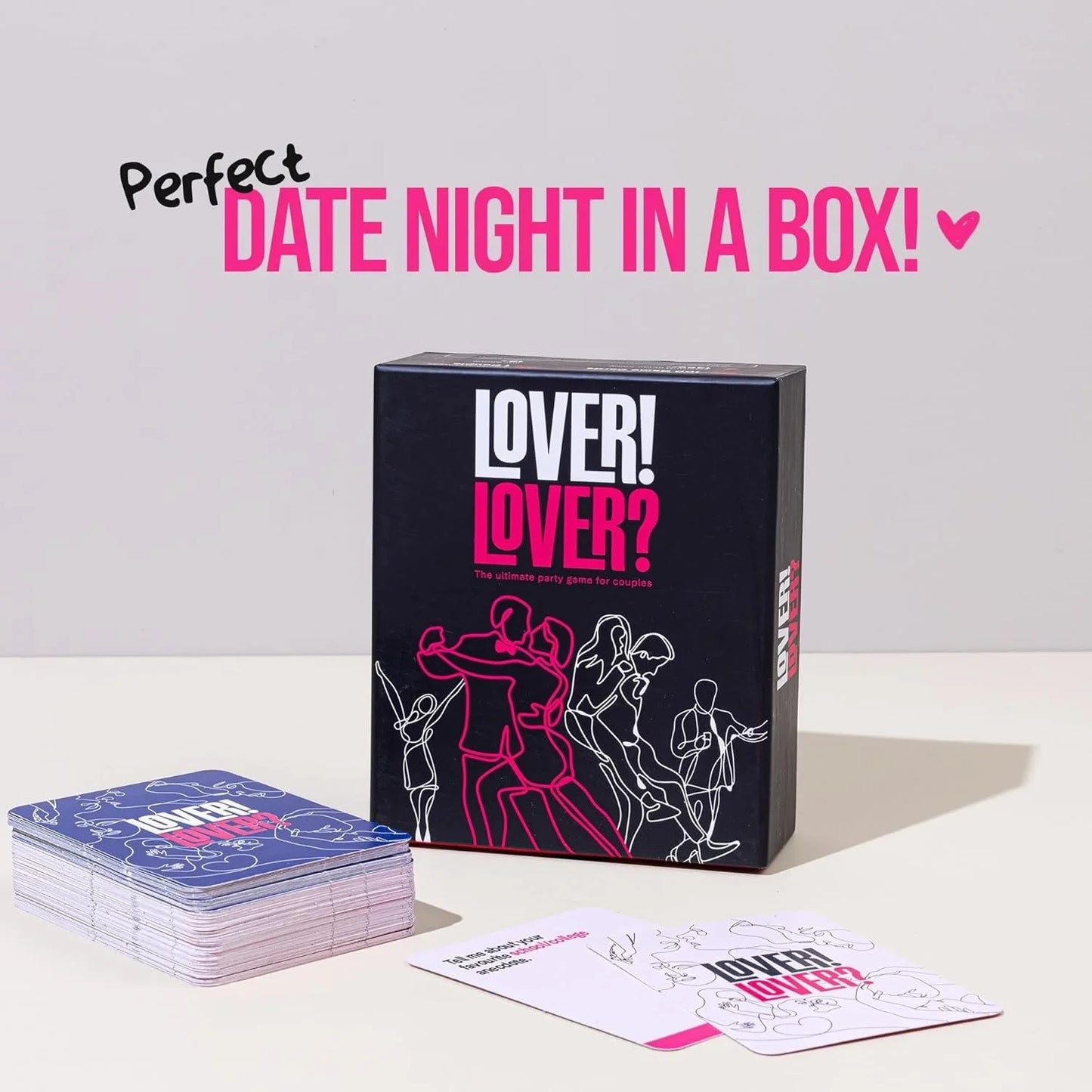 Lover Lover: The Ultimate Card Game for Couples | Goofy, Romantic Fun for Date Nights & Beyond! - Jaiman Toys