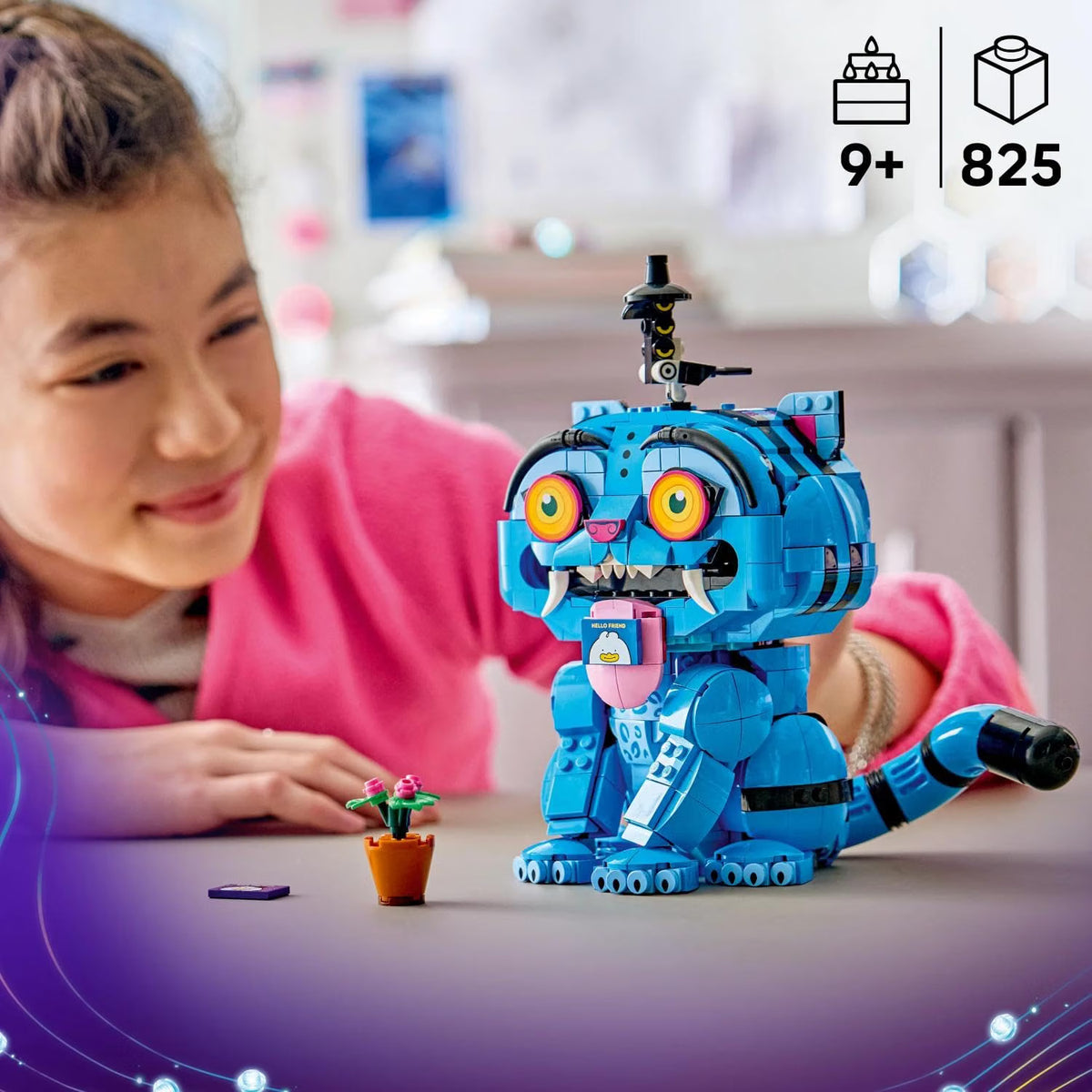LEGO 72537 KPop Demon Hunters Derpy Tiger and Sussie Bird – Posable Character Building Set, 825 Pieces, Ages 9+