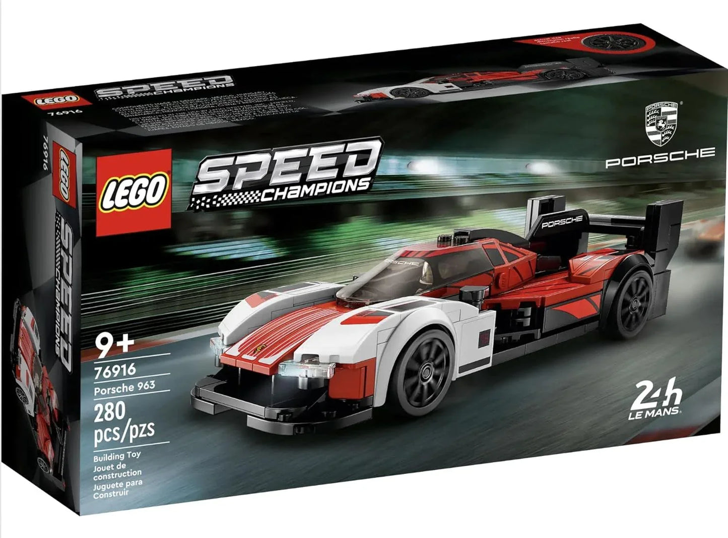 Lego Speed Champion Porsche 963 76916 Building Toy Set (280 Pieces) - Jaiman Toys