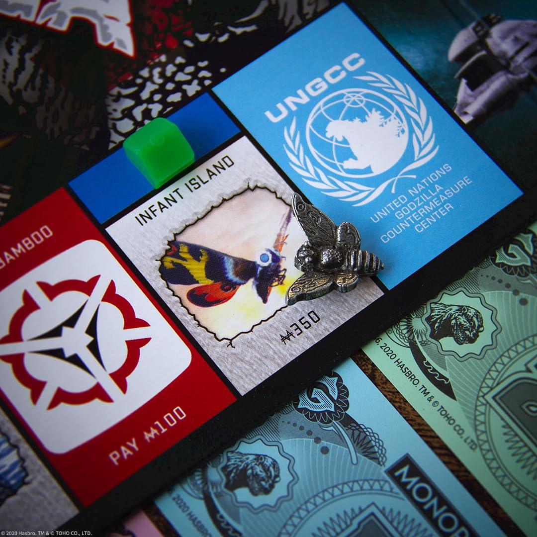 Monopoly: Godzilla Edition – Conquer Cities and Dominate the Kaiju Battle! (For 2-6 Players) - Jaiman Toys