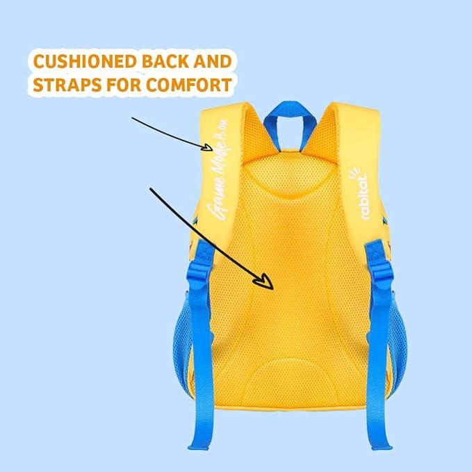 Rabitat School Bags Smash Unisex School Bag β Fun & Durable Backpack for Kids (4-8 Years) - Jaiman Toys