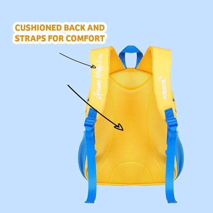 Rabitat School Bags Smash Unisex School Bag β Fun & Durable Backpack for Kids (4-8 Years) - Jaiman Toys