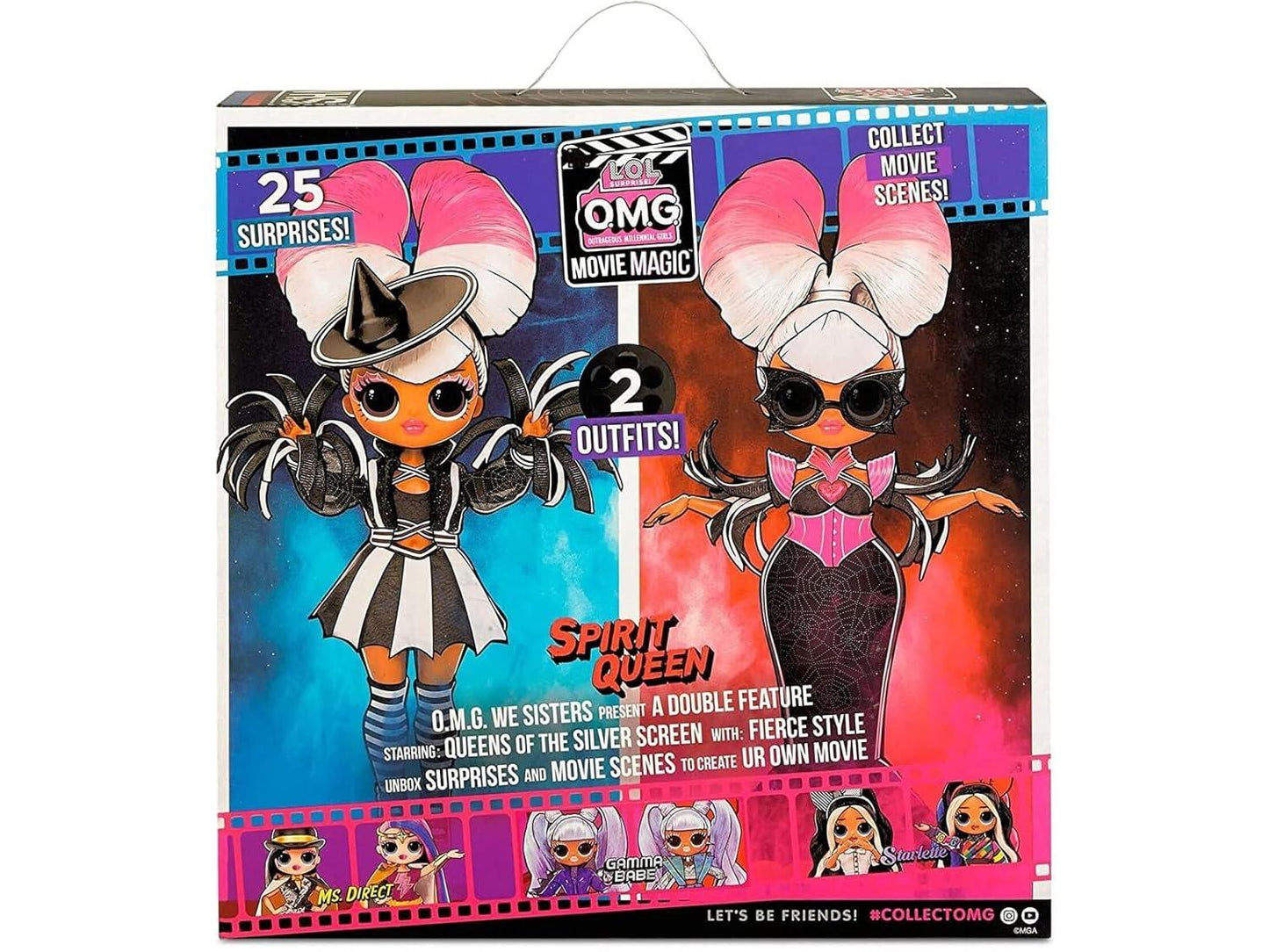 L.O.L. Surprise! OMG Movie Magic Spirit Queen Fashion Doll with 25 Surprises Including 2 Outfits, 3D Glasses, Accessories and Reusable Playset– Gift for Kids, Toys for Girls Boys Ages 4 5 6 7+ Years - Jaiman Toys