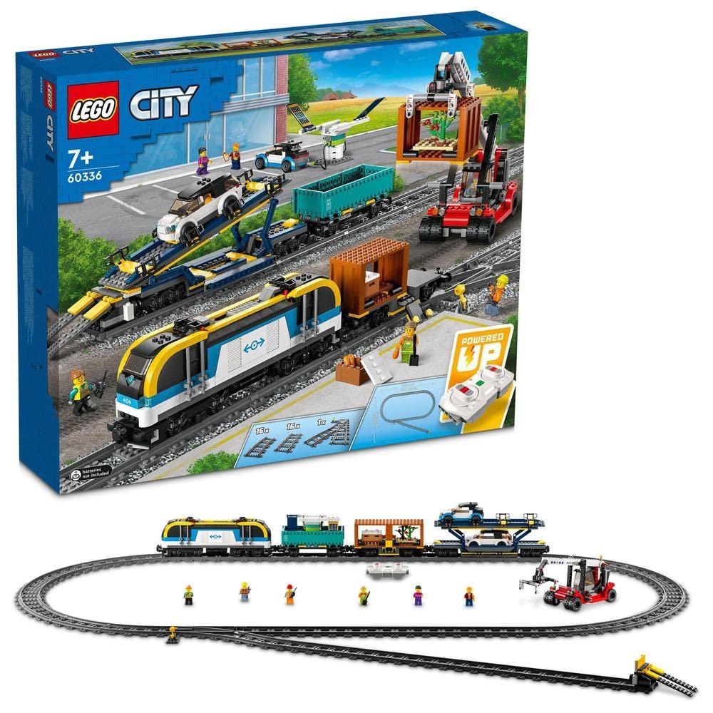 LEGO City 60336 Freight Train Set Remote Control (1153 pieces) - Jaiman Toys