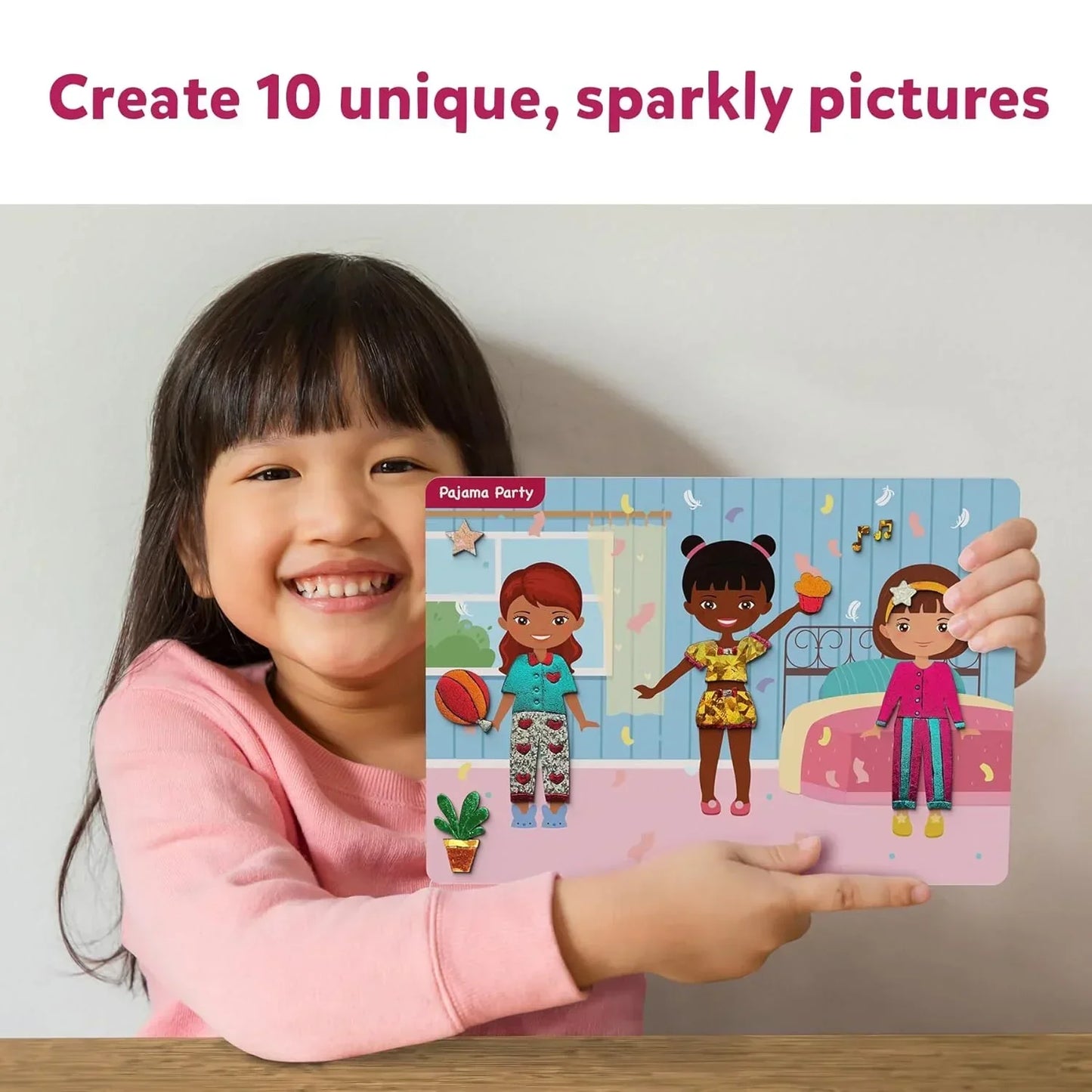 Skillmatics Paper Art & Craft Activity - Foil Fun Dress Up, No Mess Art for Kids, Craft Kits & Supplies, DIY Creative Activity, Gifts for Girls & Boys Ages 4, 5, 6, 7, 8, 9, Travel Toys, Multicolor - Jaiman Toys