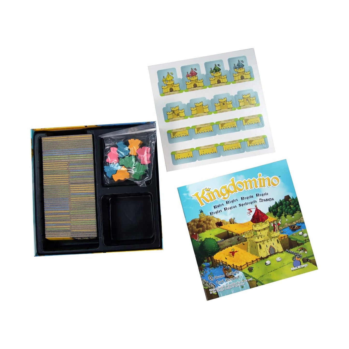 Blue Orange Games Kingdomino Strategy Board Game – Tile-Placement & Kingdom-Building Game for Family, Kids & Adults (2–4 Players, Ages 8+)