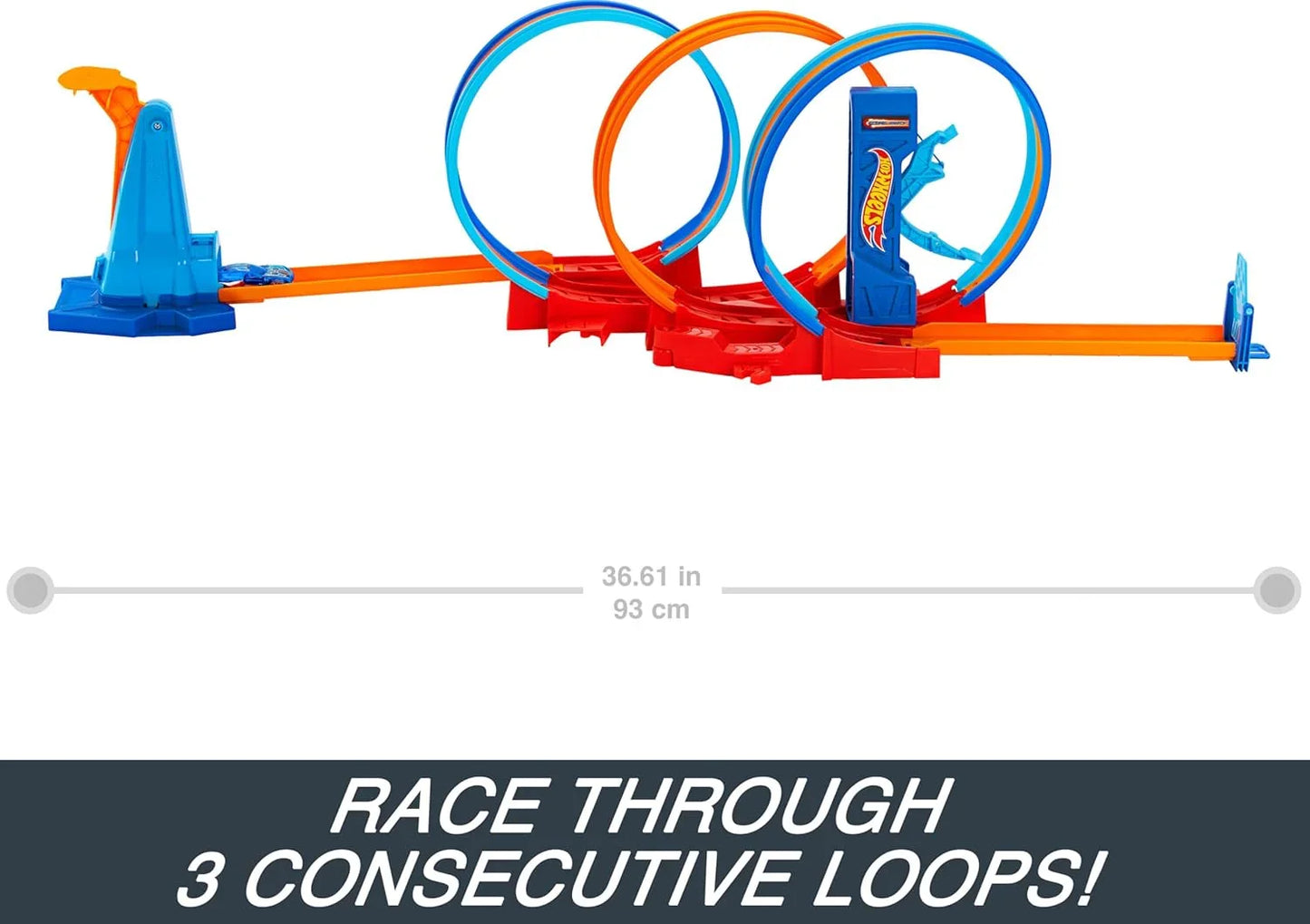 Hot Wheels Loop Madness Set – 3 Loops, 1 Car, Fold & Race Fun! - Jaiman Toys