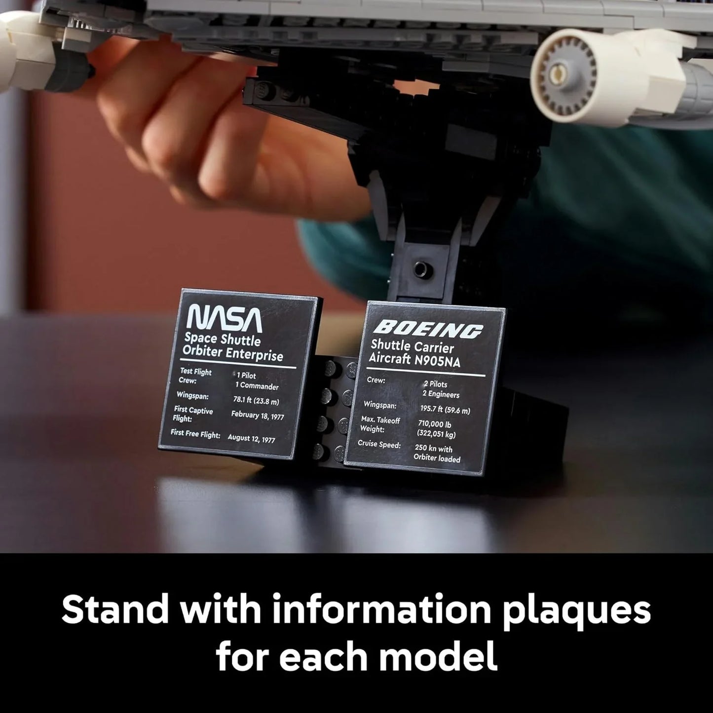 LEGO10360 Shuttle Carrier Aircraft Iconic NASA Boeing747 & Space Shuttle Orbiter 2,417Piece Display Set