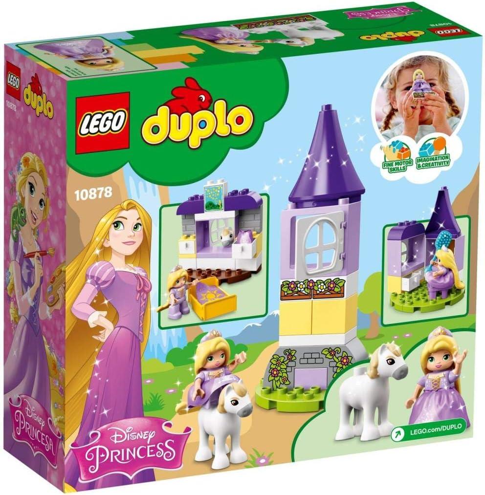 LEGO DUPLO 10878 Rapunzel’s Tower Building Set – Disney Princess Construction Toy for Toddlers
