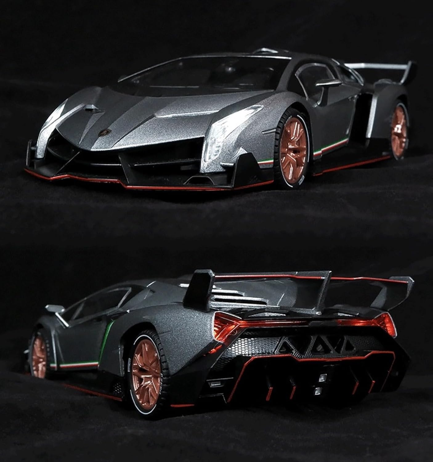 HQT 1:22 Scale Die-Cast Supercar Model – Premium Collectible Edition (Light & Sound | Pull Back Action)