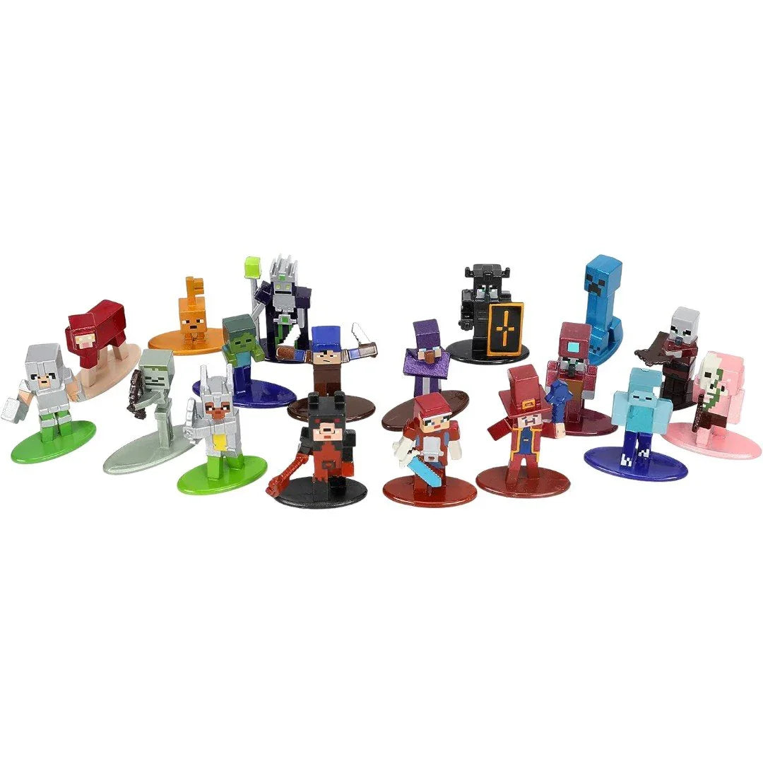 Minecraft Nano Metal Figures Mystery Bag: Assorted (Pack of 6) - Jaiman Toys