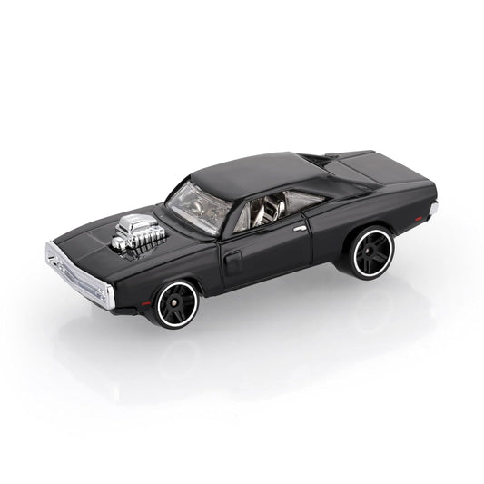 JAMS 1:64 Scale (Blister Pack) DC Jams Black Muscle Toy Car with Supercharger, Ages 3+