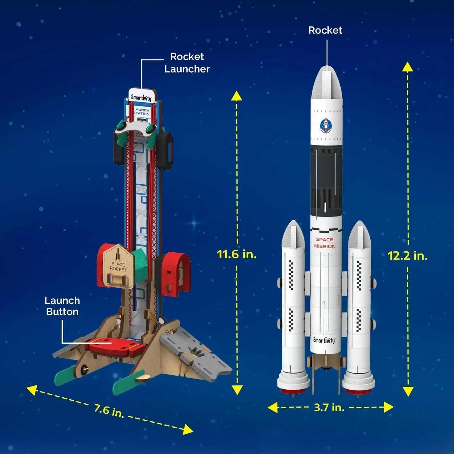 Smartivity Rocket Launcher Kit β DIY STEM Science Toy for Kids 6β12 - Jaiman Toys