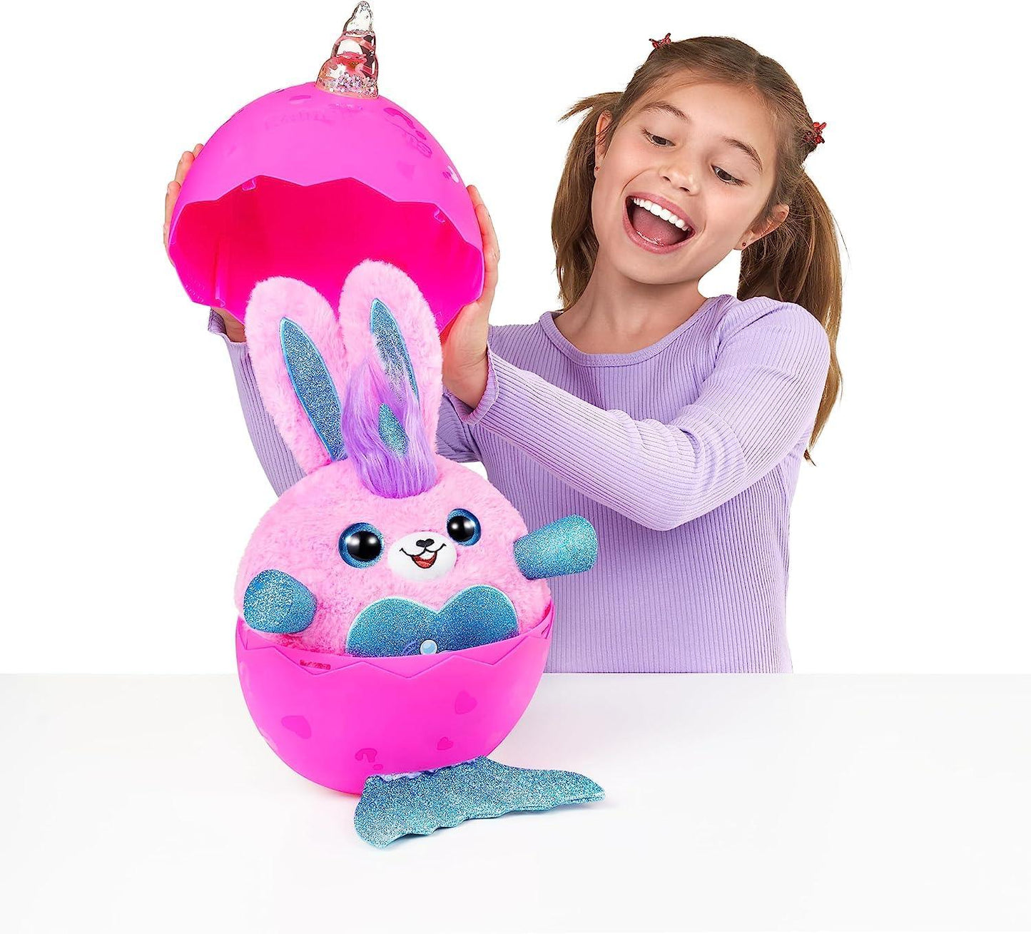 Rainbow'Corns Surprise! Collectible Plush - Mermaid Surprises, Cuddle Plush Stuffed Animal, StickersRainboCorns Mermaid Corn Surprises Over 35 Surprises - L.Blue - Jaiman Toys