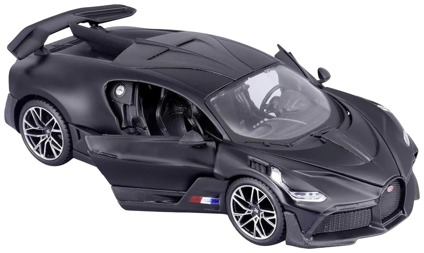 Maisto -Compatible with Bugatti Divo Replica Sports Car Model 2018 (Matte Black) - Jaiman Toys