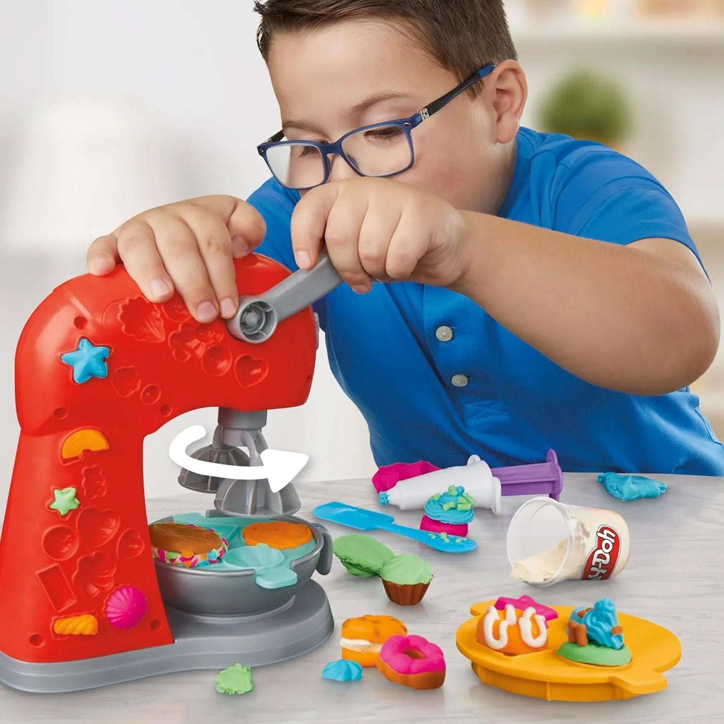 Play-Doh Kitchen Creations Magical Mixer Playset β Toy Mixer with Kitchen Accessories, Arts & Crafts Dough Set for Kids 3+ - Jaiman Toys