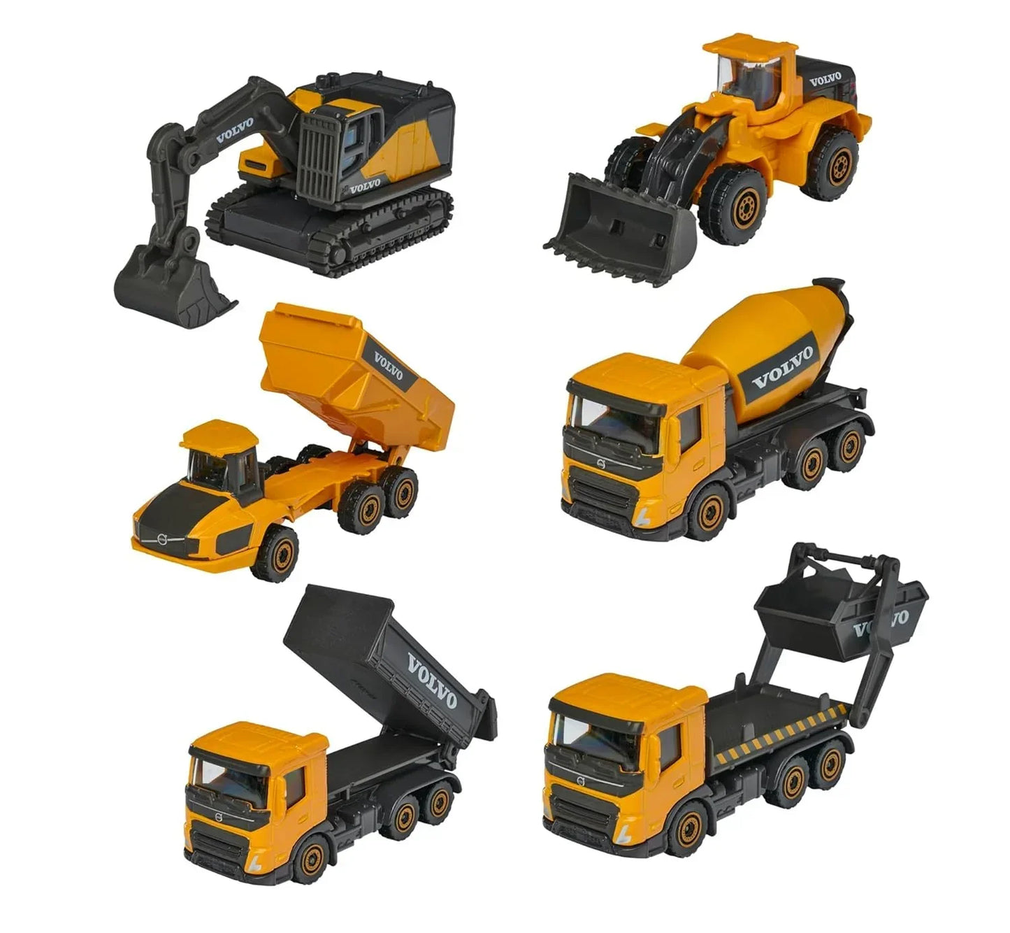 Majorette Volvo Construction Series – Single Pack Die-Cast Vehicle Playset - Jaiman Toys