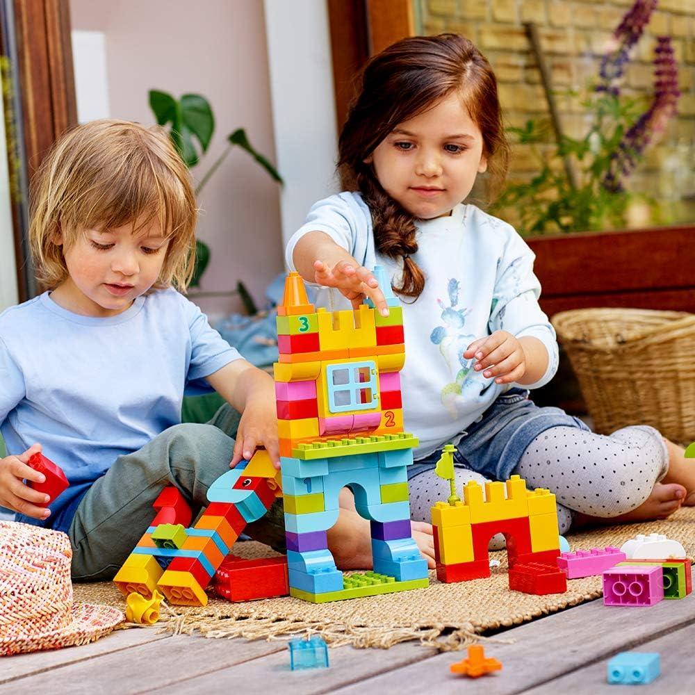 LEGO 10887 Duplo Creative Fun (120 Pcs) – Educational Building Blocks Set for Preschool Kids
