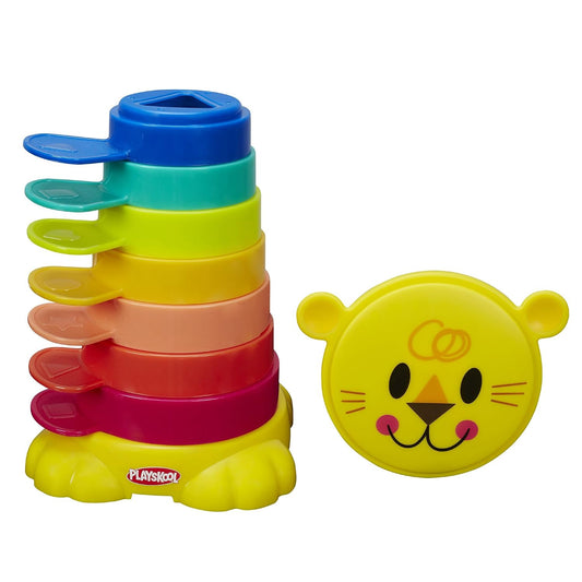 Playskool Stack 'N Stow Cups for Babies & Toddlers – Multicolor Stacking, Nesting & Sorting Educational Toy, Fine Motor Skills & Hand-Eye Coordination Development Toy, Ages 9 Months+