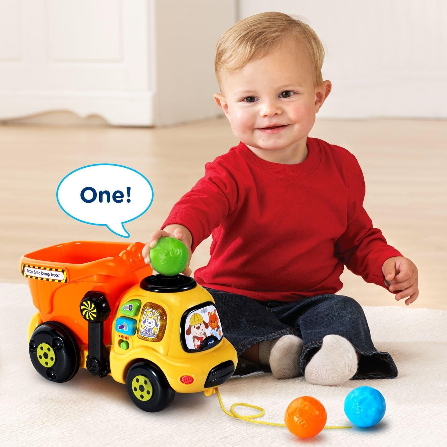 VTech Drop and Go Dump Truck - 6 to 36Months