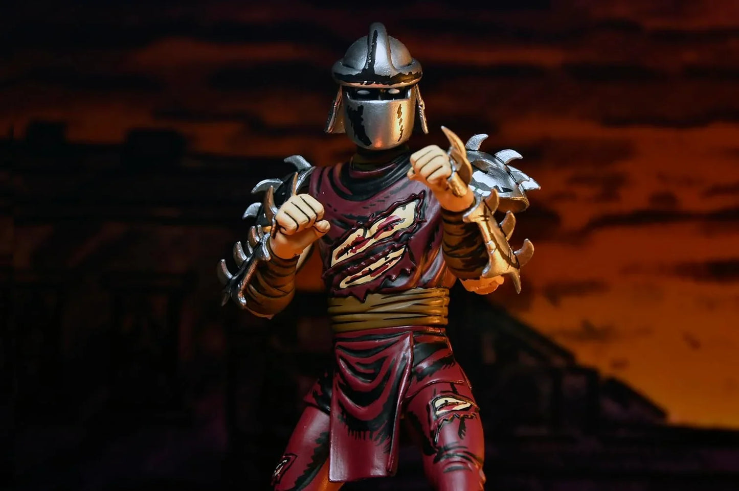 NECA TMNT Mirage Comics Battle Damaged Shredder 7" Action Figure - Jaiman Toys