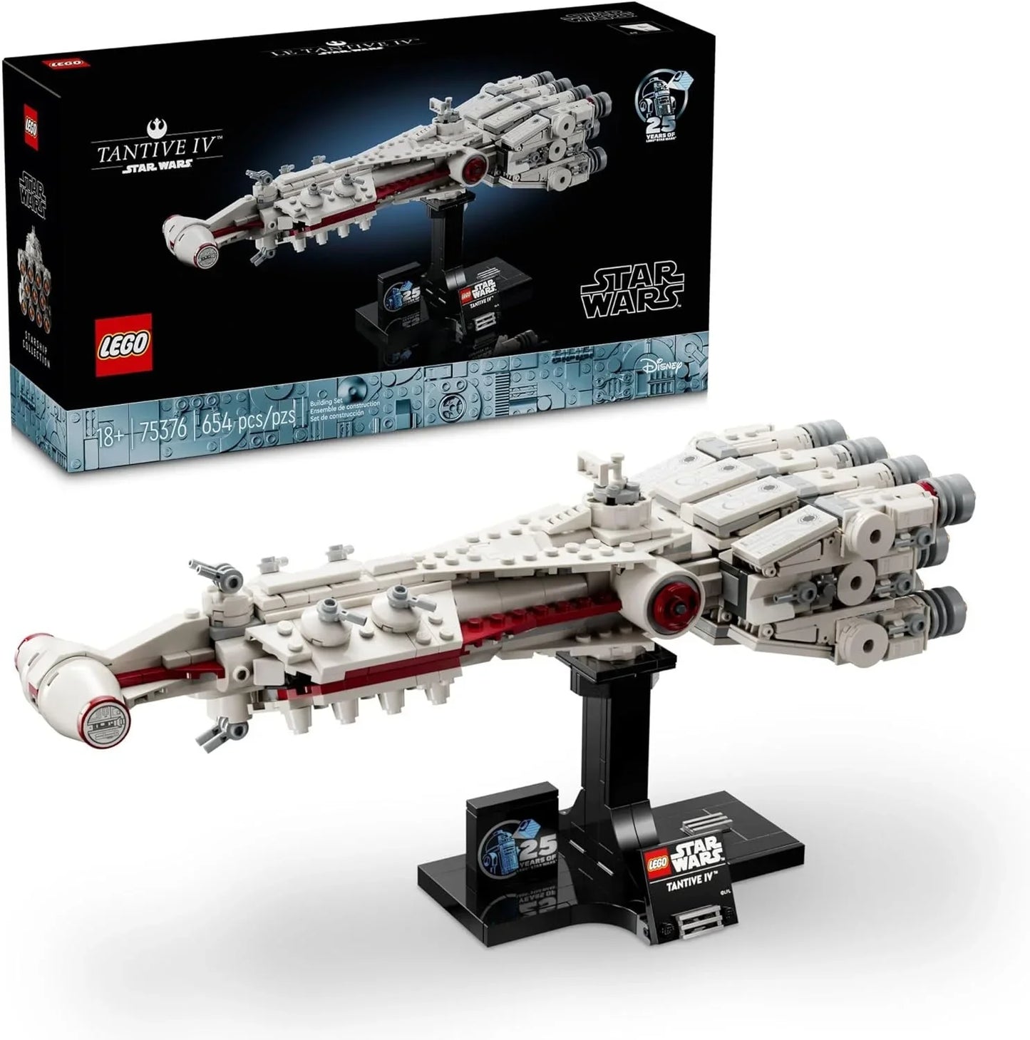 LEGO 75376 : A New Hope Tantive IV, Buildable 25th Anniversary Starship Model - Jaiman Toys
