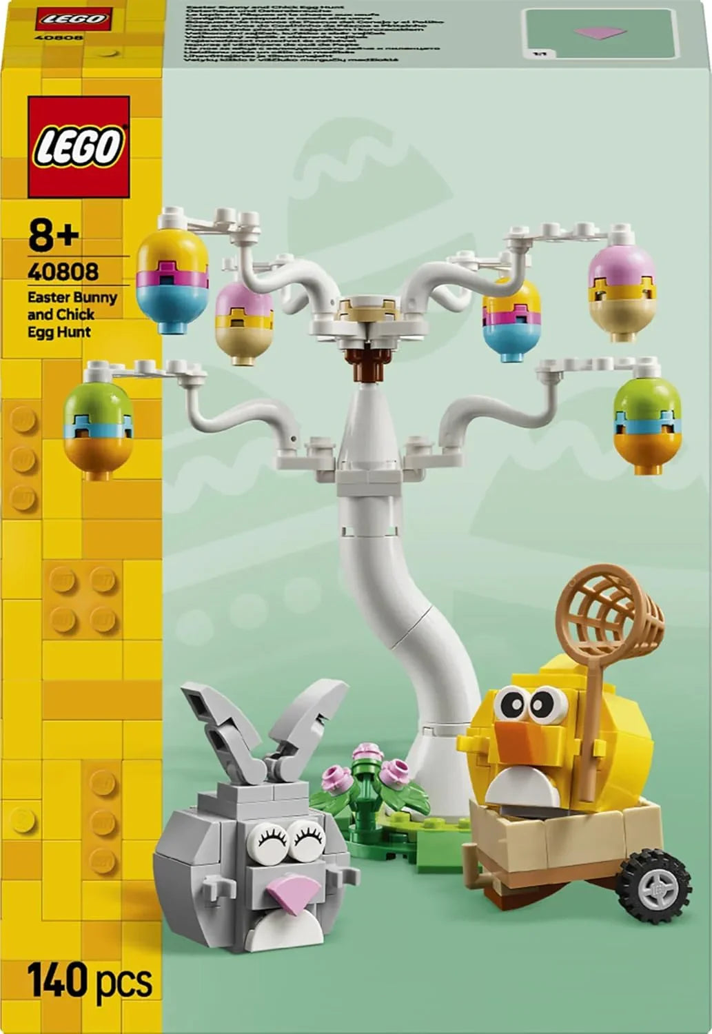 LEGO Easter 40808 Bunny and Chick Egg Hunt - Easter Toy w/Rabbit & Bird Animal Figures - Kids' Arts and Crafts Kit - Gift for 8+ Year Old Girls & Boys