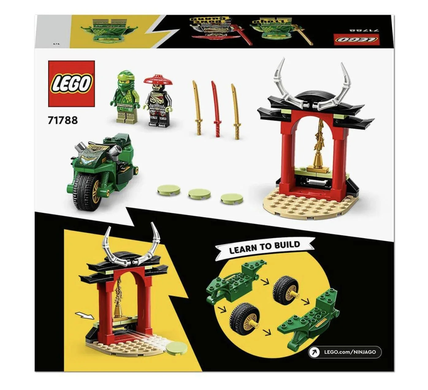 LEGO 71788 Lloyds Ninja Street Bike Building Toy Set (64 Pieces)