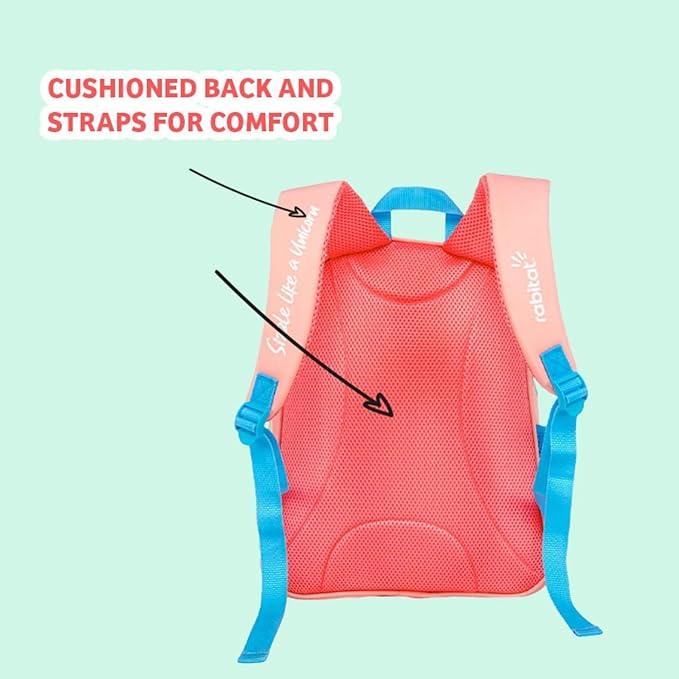 Rabitat Smash Unisex School Bag | Kids Backpack for Girls, Boys - 4 to 8 Years Age - Jaiman Toys