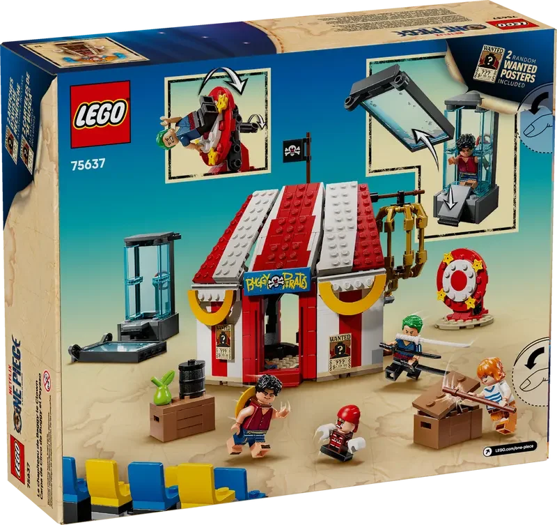 LEGO® 75637 One Piece Buggy the Clown’s Circus Tent 75637 – 573 Piece Netflix Series Set - Jaiman Toys