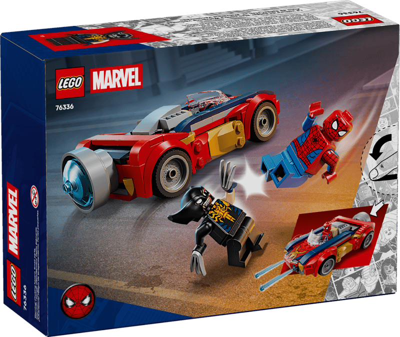 LEGO® 76336 Marvel Spider-Man Car vs. Venomized Wolverine | 134 Pieces | Ages 7+
