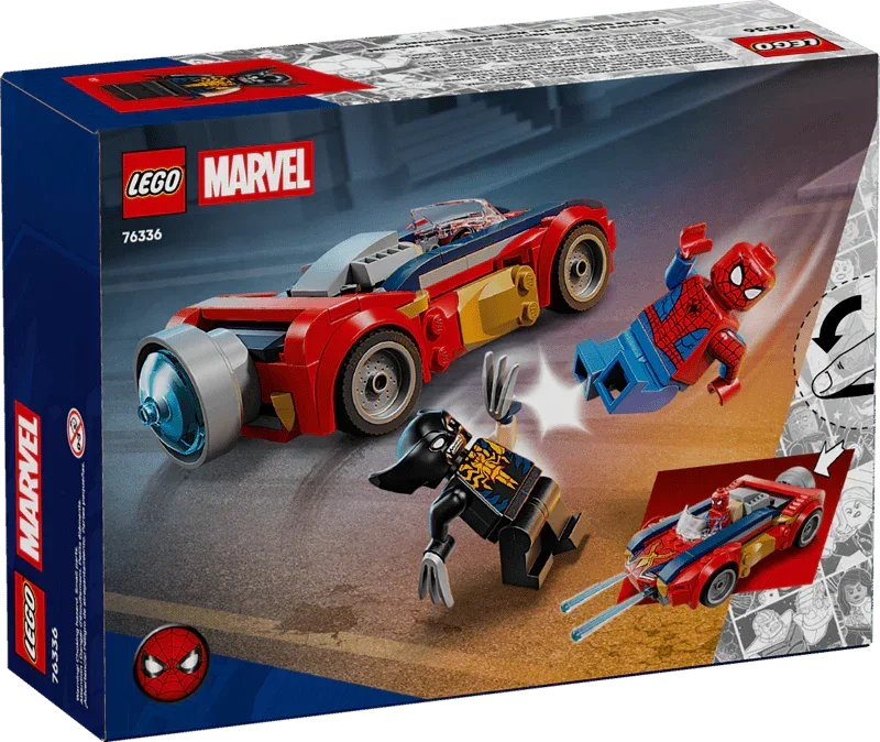 LEGO® 76336 Marvel Spider-Man Car vs. Venomized Wolverine | 134 Pieces | Ages 7+