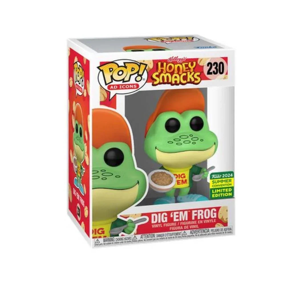 Funko Pop!Collectible Action Figure Ad Icons: Kelloggs (SDCC Exclusive) - Dig 'Em Frog - Jaiman Toys