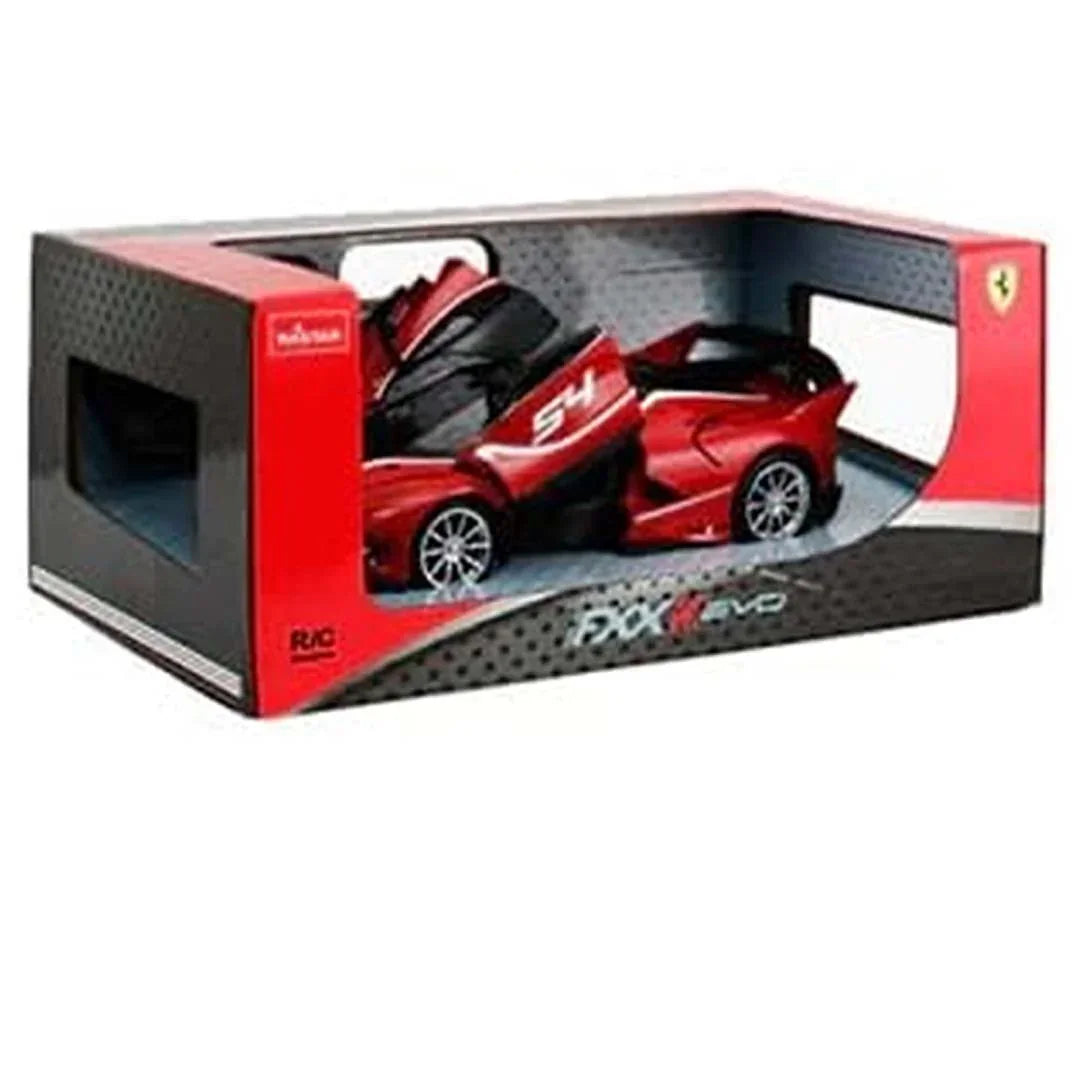 RASTAR 1:14 Scale Ferrari FXX-K Evo Remote Control Car – Officially Licensed RC Supercar with Full-Function Control, LED Lights & High-Speed Performance Racing (Electric Hobby Toy) - Jaiman Toys
