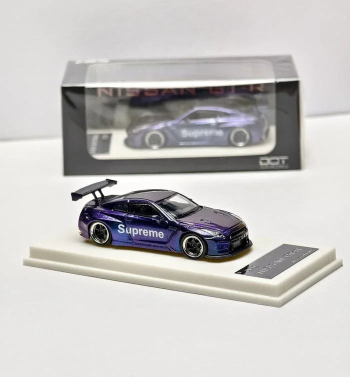 Doit Models 1:64 Nissan GT-R Supreme Diecast Car Model-Metallic Purple - Jaiman Toys